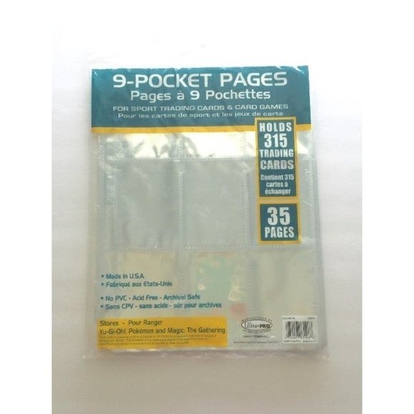 Ultra Pro 35 Pack of 9-Pocket Pages - Picture 6 of 12